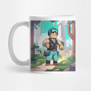 Roblox Character in Action Mug